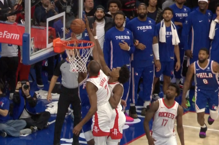 世界杯直播客户端更新-爆大冷！火箭裁判帮忙仍输球：杜兰特36分8失误，恩比德打爆申京